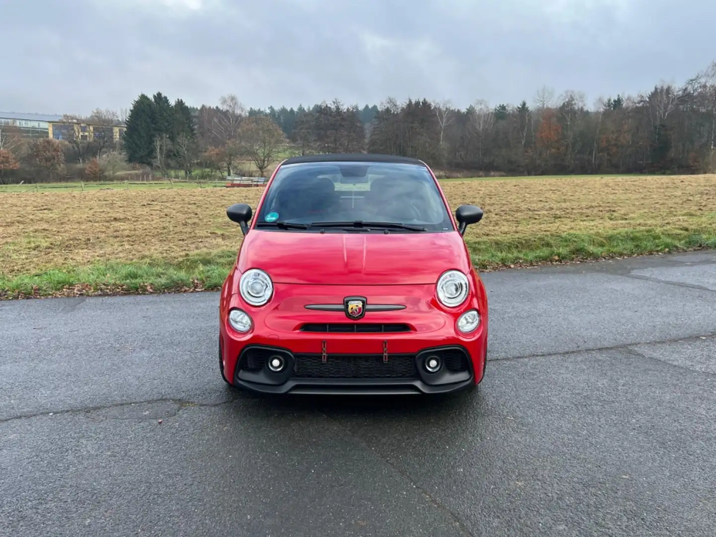 Abarth 500 Cabrio 695 C Automatik, Schalensitze, Voll Rosso - 2