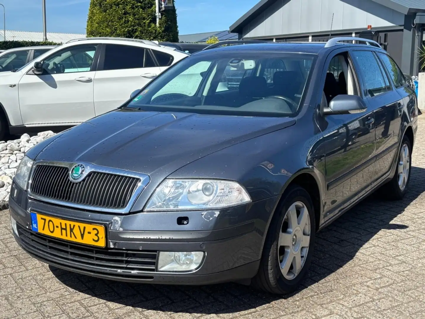 Skoda Octavia Combi 1.9 TDI Airco Trekhaak Grijs - 1