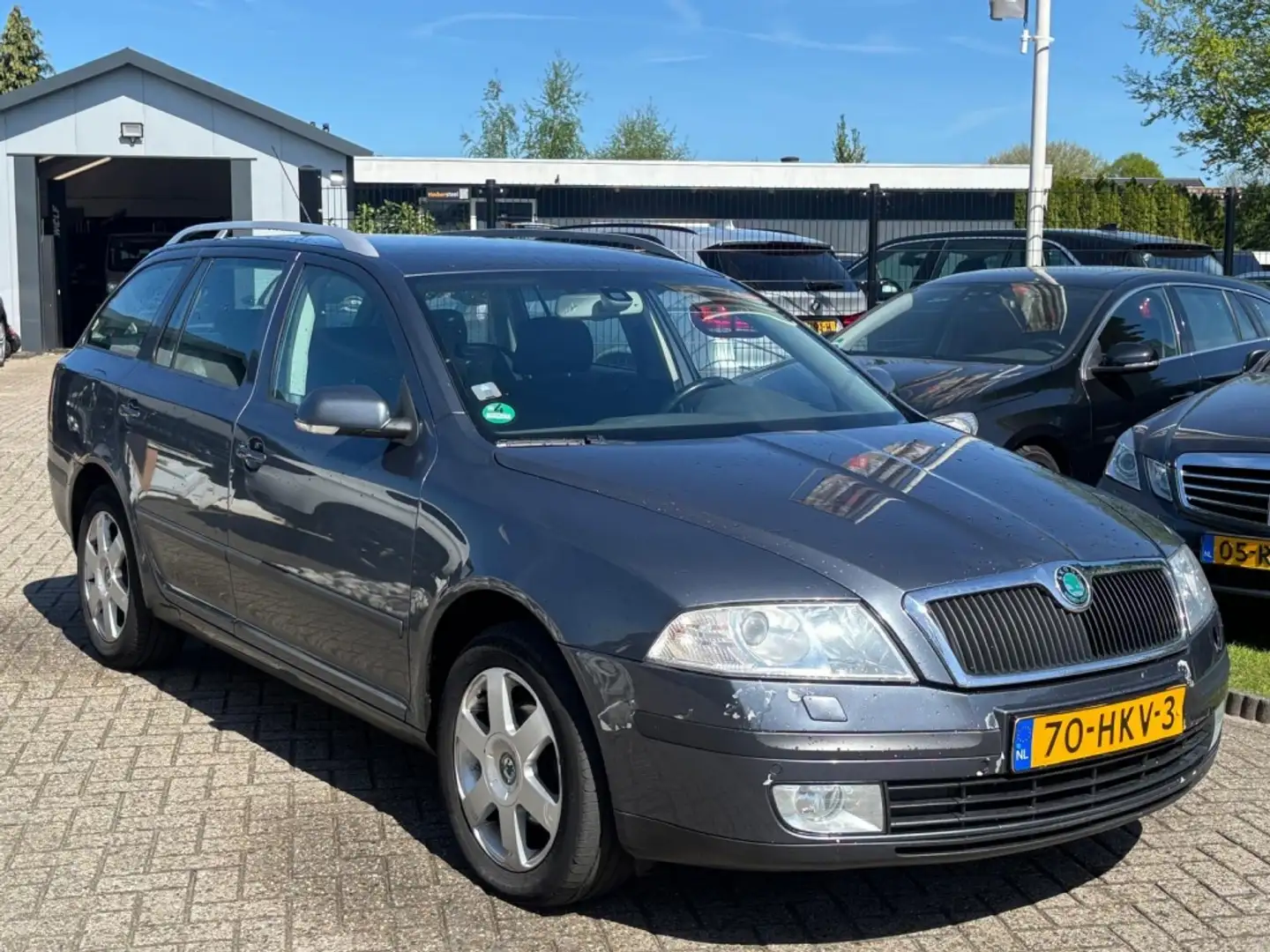 Skoda Octavia Combi 1.9 TDI Airco Trekhaak Grijs - 2