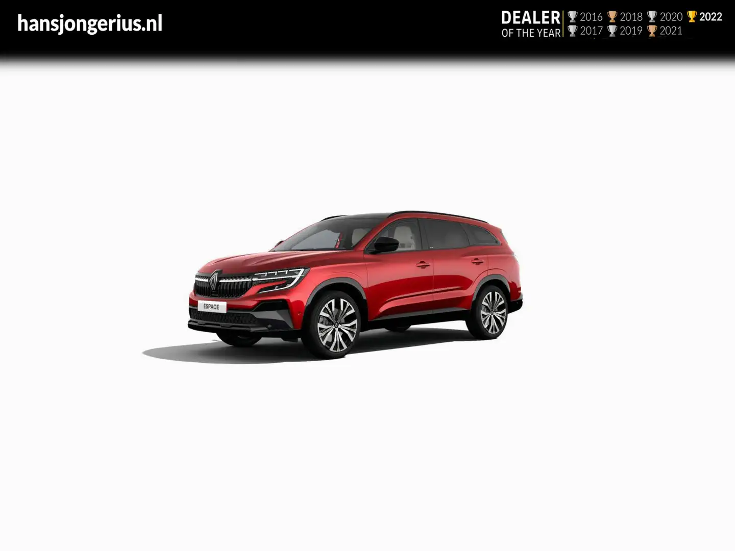 Renault Espace full hybrid 200 E-Tech Iconic Automaat Rood - 1