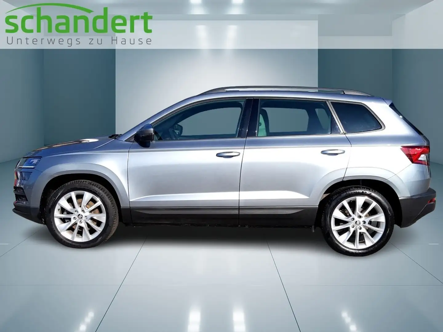Skoda Karoq 2.0 TDI Style 4x4 LED Navi ACC Klimaautomatik Grau - 2
