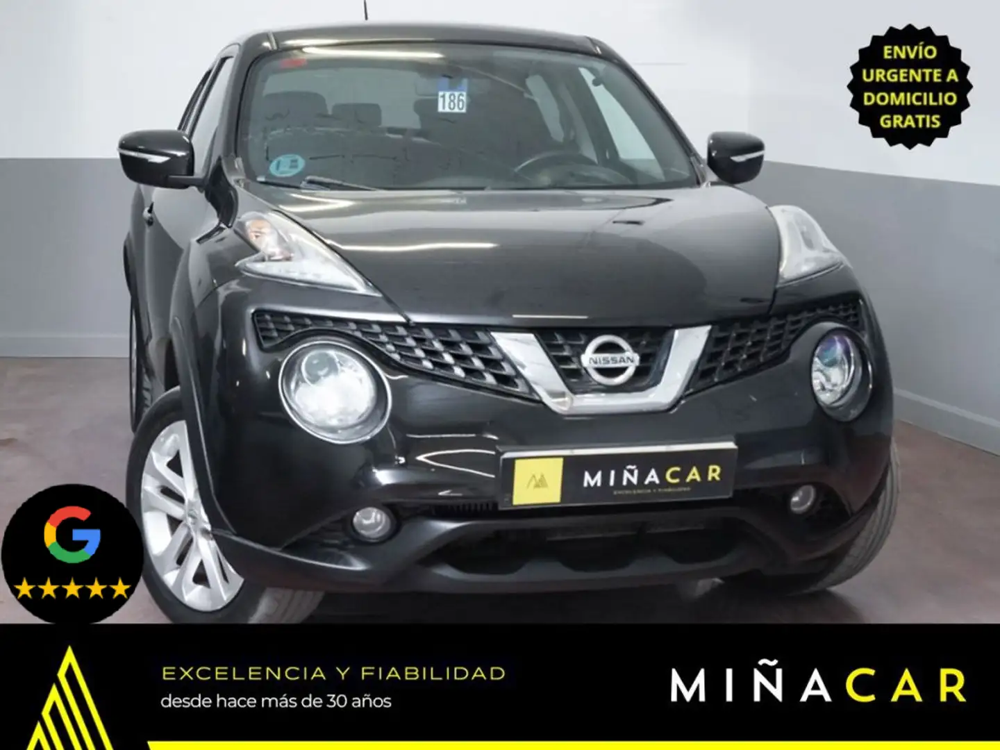 Nissan Juke 1.2 DIG-T Acenta 4x2 115 Noir - 1