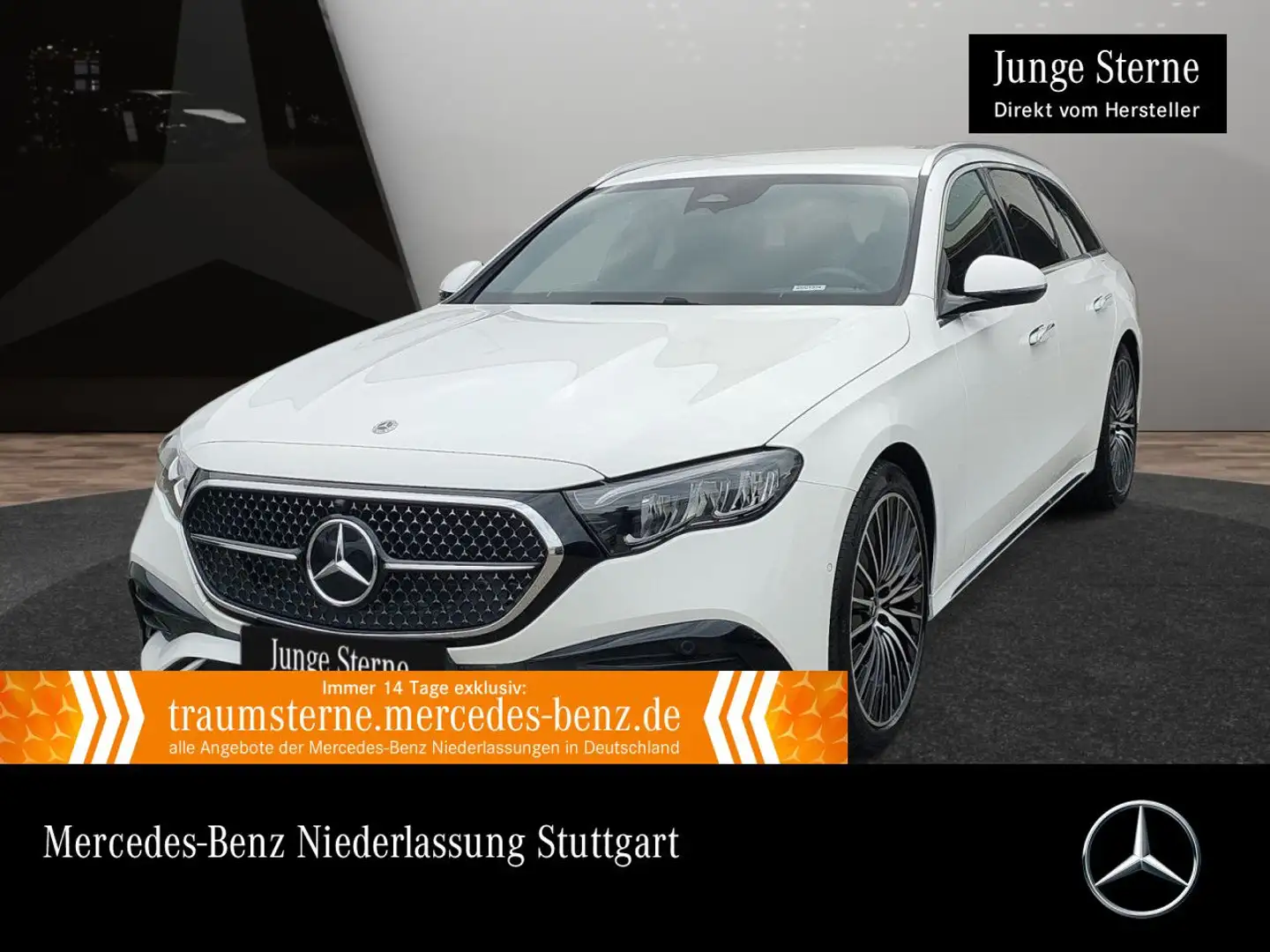 Mercedes-Benz E 300 de T AMG Distr. LED AHK Kamera Spurhalt-Ass Weiß - 1