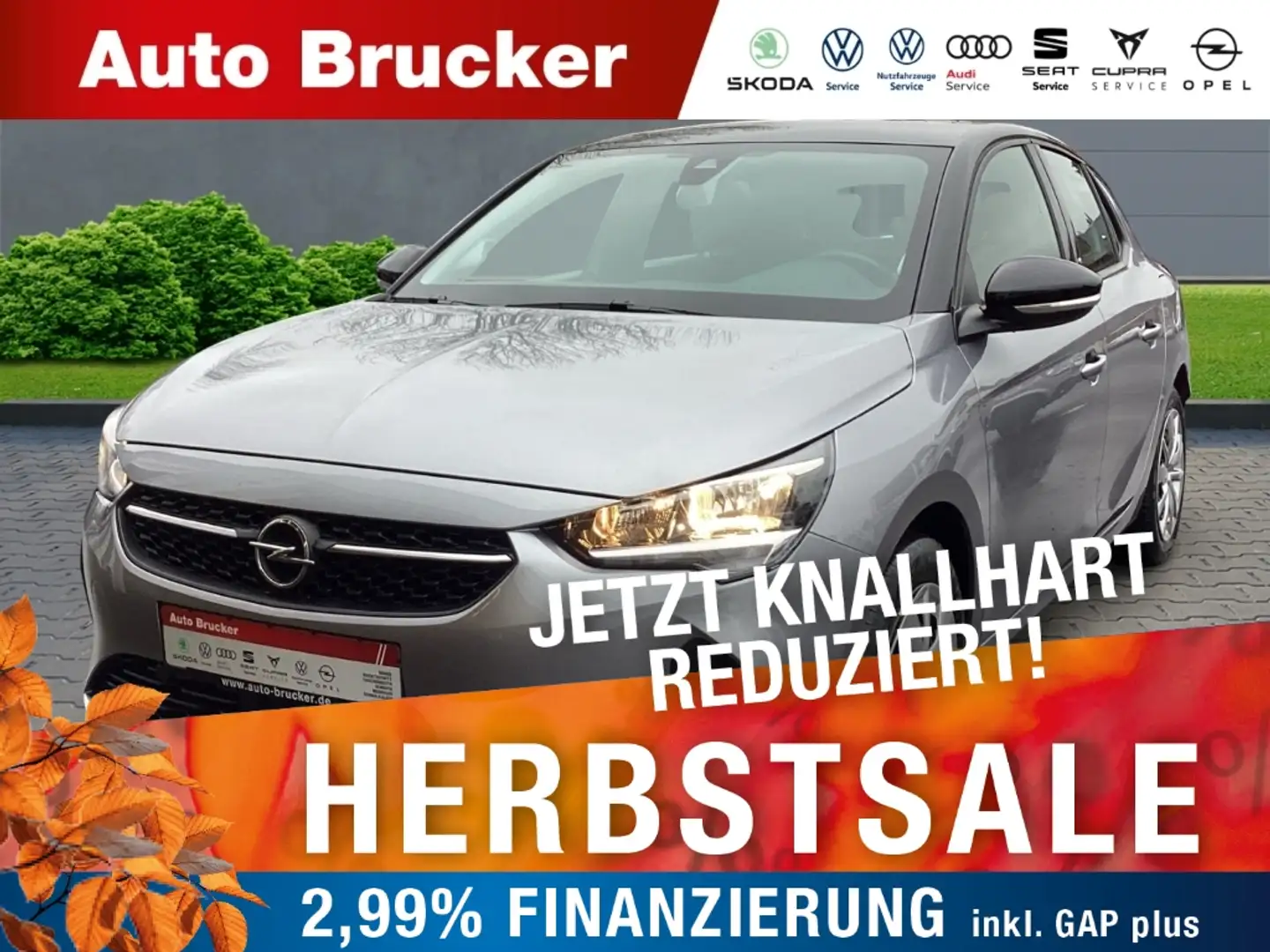 Opel Corsa-e F  Edition+Klimaautomatik+Parksensoren+Sitzheizung Gris - 1