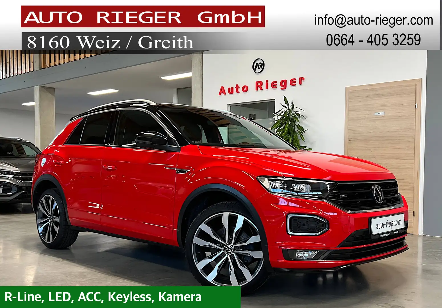 Volkswagen T-Roc R-line 4Motion TDI DSG Kamera, Keyless Rot - 1
