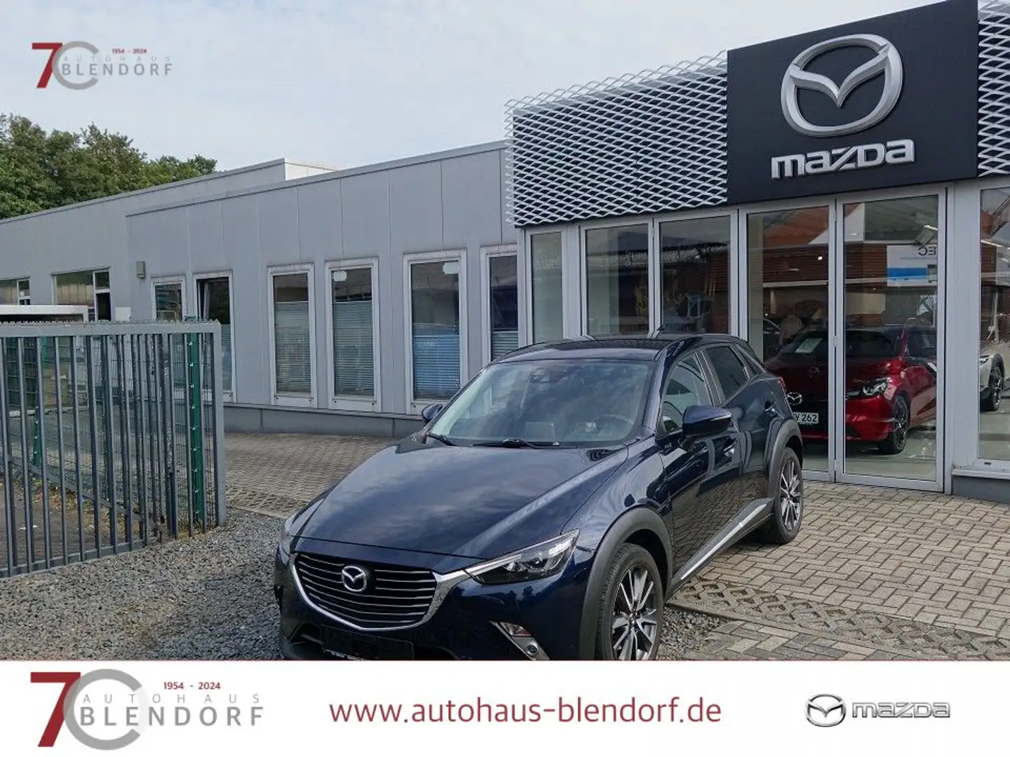 Mazda CX-3 Sports-Line 120 Kamera|LED|Navi Blauw - 1