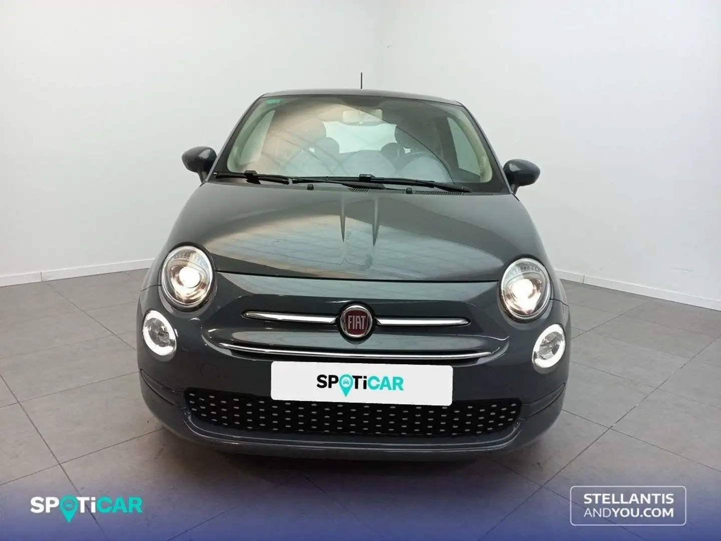 Fiat 500 1.2 Lounge Gris - 2