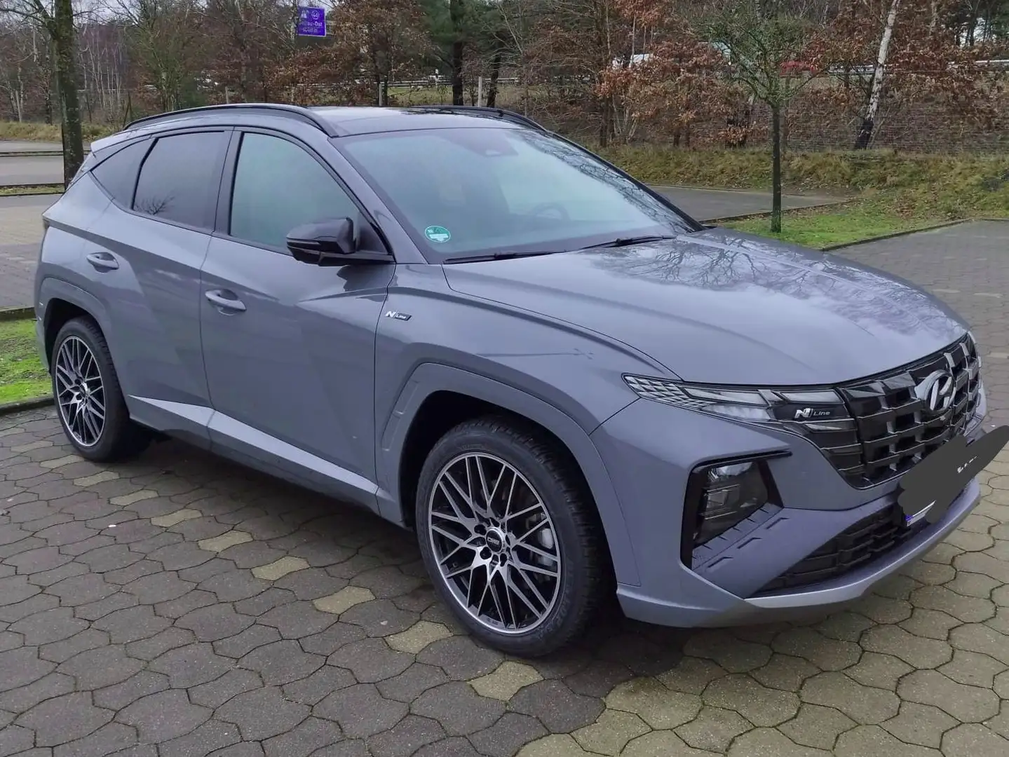 Hyundai TUCSON TUCSON 1.6 T-GDi 48V-Hybrid 4WD DCT N Line Gris - 1