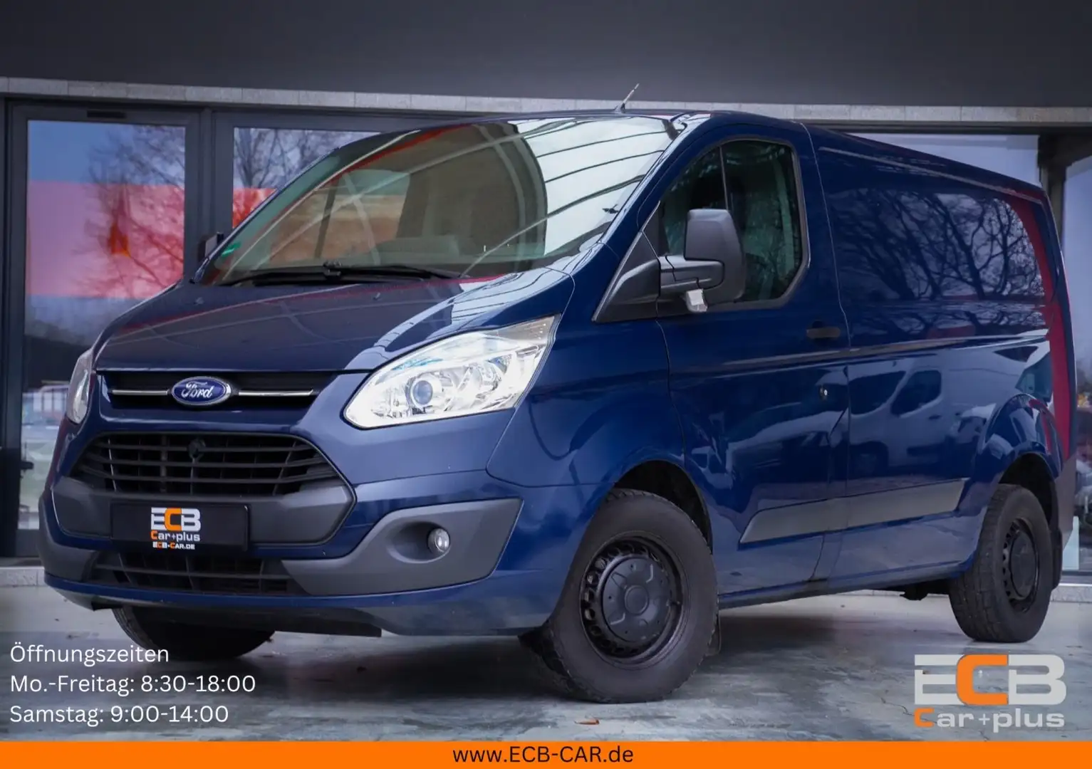 Ford Transit Custom Kasten *Temp./Klima/TÜV 09/26* Bleu - 1