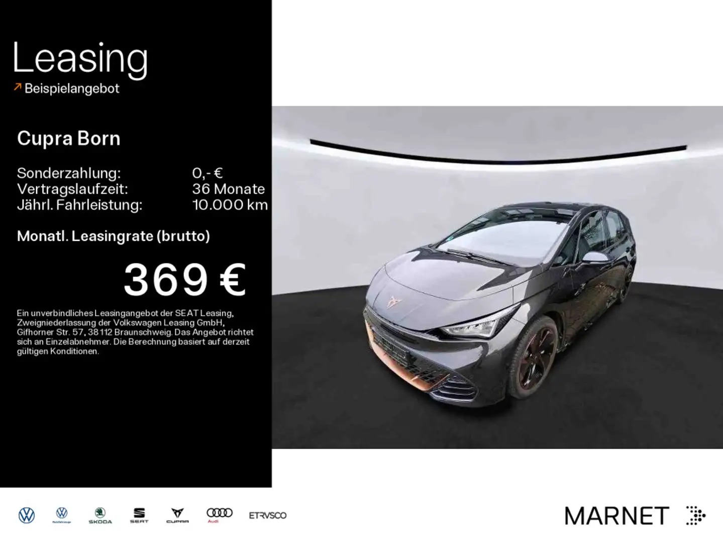 CUPRA Born *Navi*Wärmep.*Pano*Kamera*LED*Keyless*ACC* Gris - 1