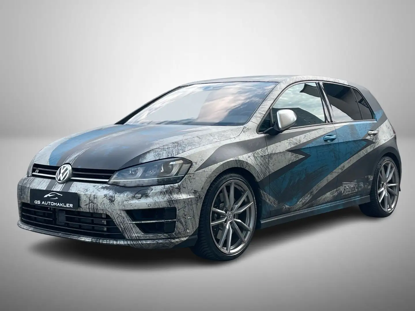 Volkswagen Golf VII Lim. R BMT 4Motion PANO VOLLLEDER Gris - 1