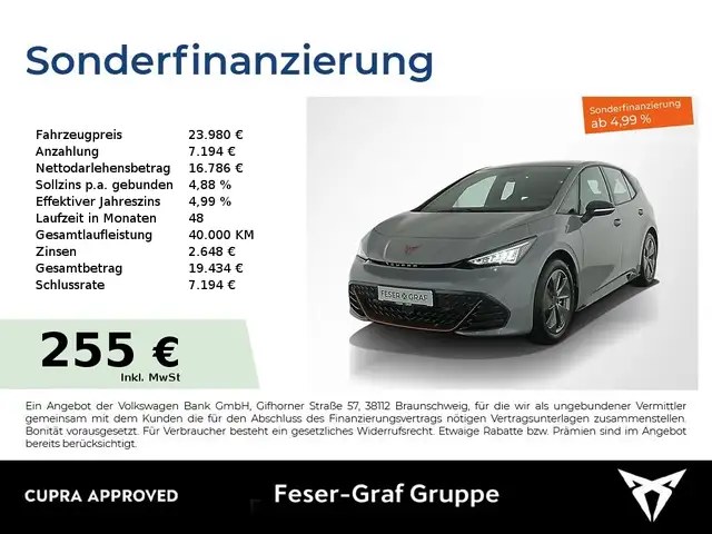 CUPRA Born 150kW 1-Gang Automatik LED PDC Climatronic