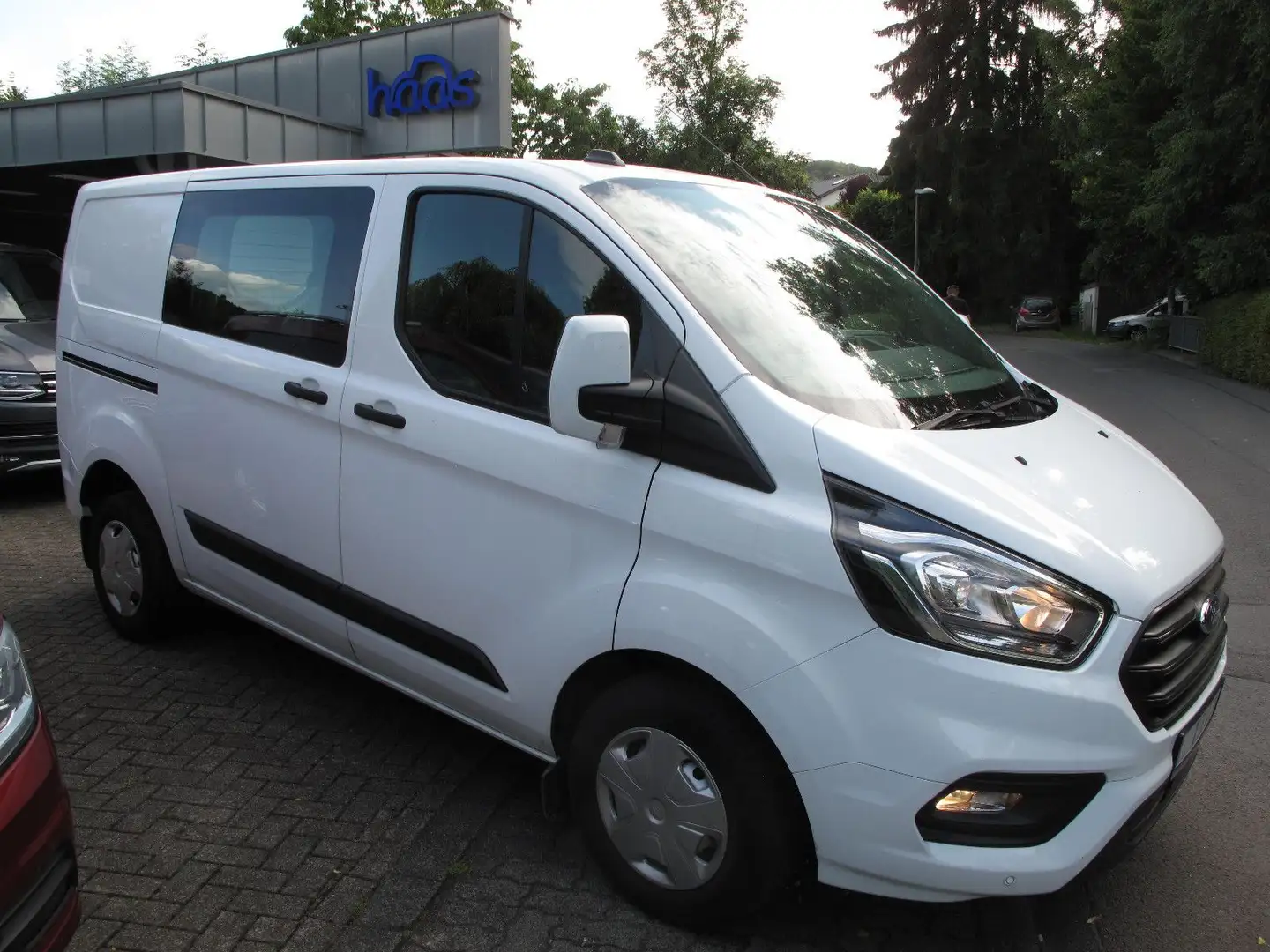 Ford Transit Custom Kasten Sortimo AHK 1HD 2PDC AC L1 Weiß - 1