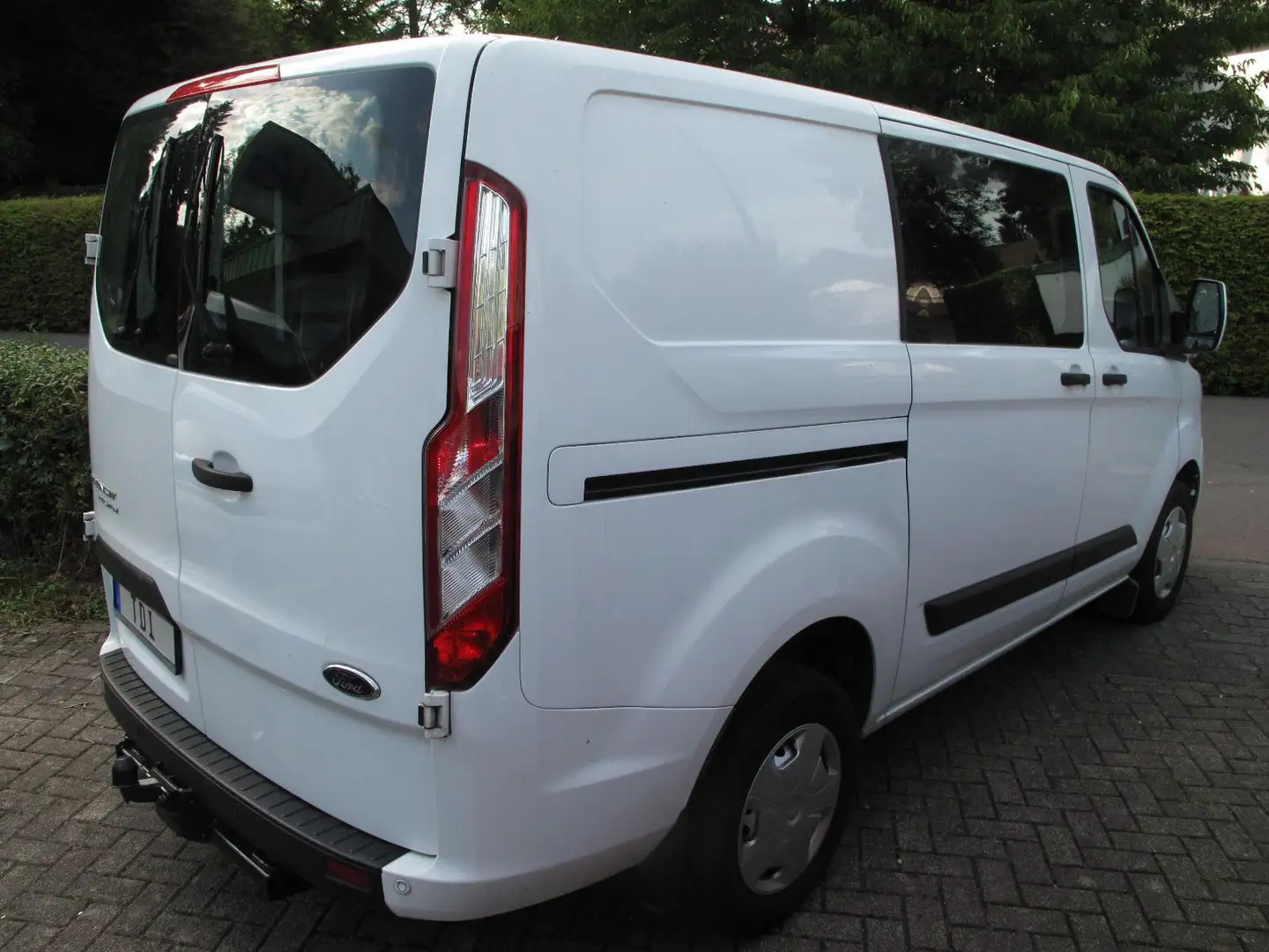 Ford Transit Custom Kasten Sortimo AHK 1HD 2PDC AC L1 Weiß - 2