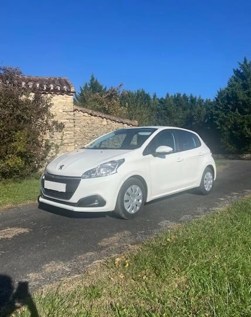 Peugeot 208 affaire premium pack bhdi 100 2 places Weiß - 1