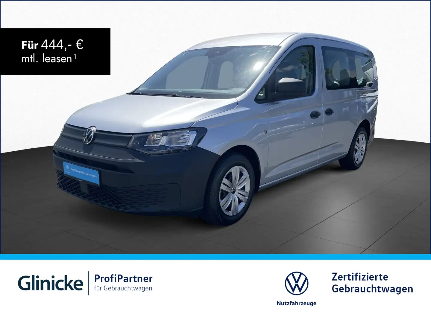 Volkswagen Caddy Kombi 1.5 TSI Standhzg PDC Klima SHZ Silber - 1