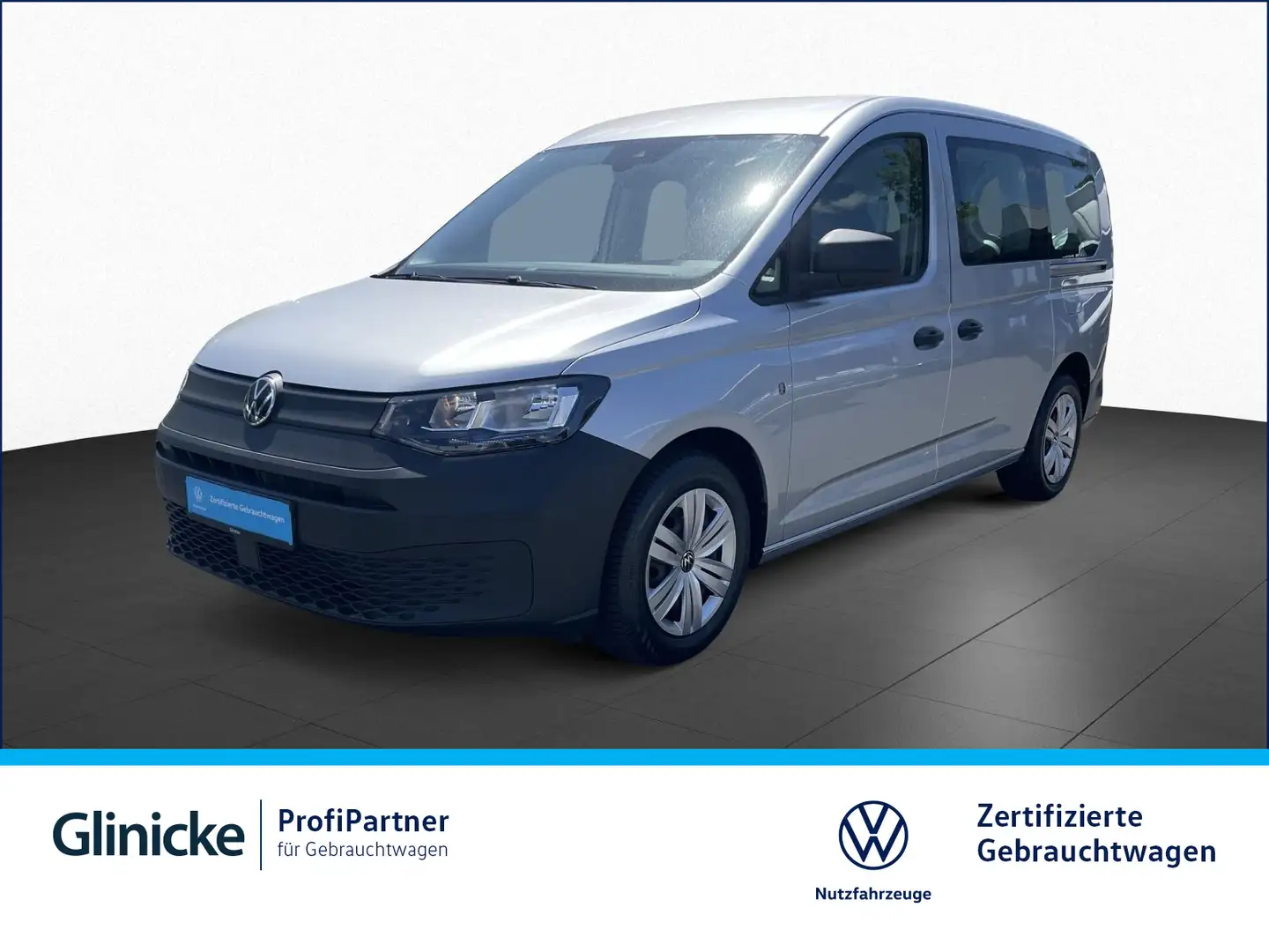 Volkswagen Caddy Kombi 1.5 TSI Standhzg PDC Klima SHZ Silber - 1