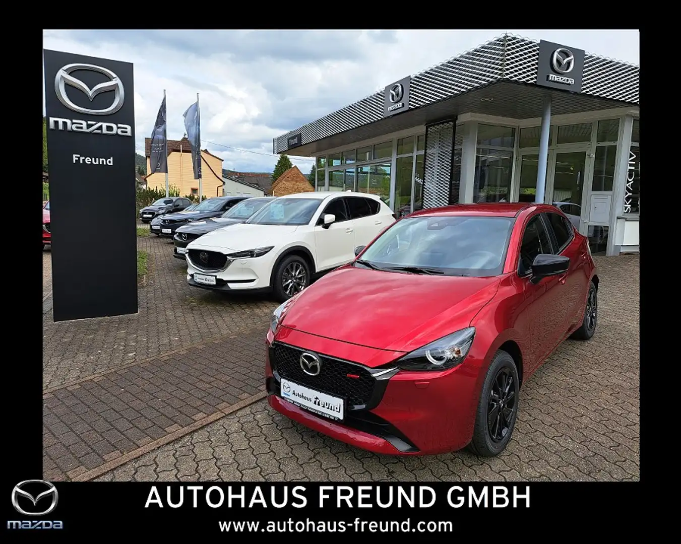 Mazda 2 SKYACTIV G 90 MAZDA M HYBRID MT FWD HOMURA Rot - 1