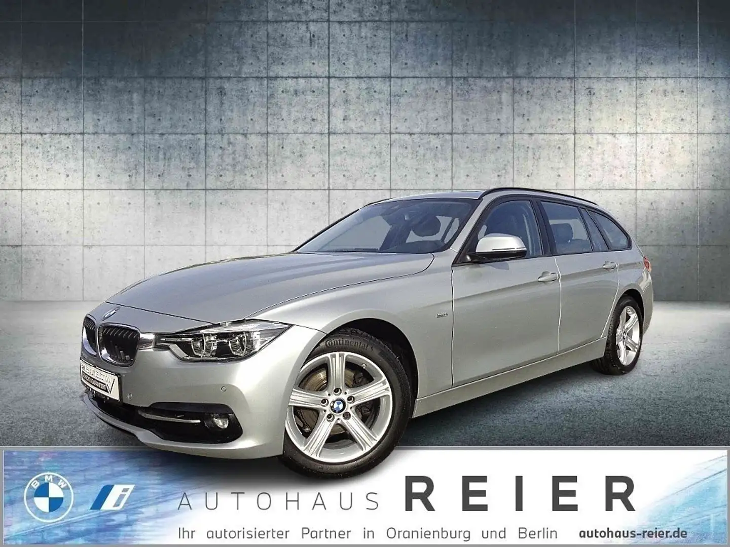 BMW 320 i Touring,SportLine,Shzg,Pano,NaviProf,el.AHK Gris - 1