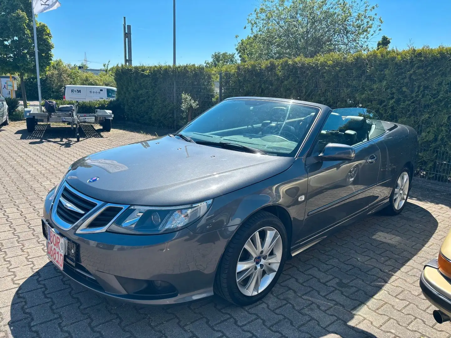 Saab 9-3 1.9TiD Vector Cabriolet Szürke - 2