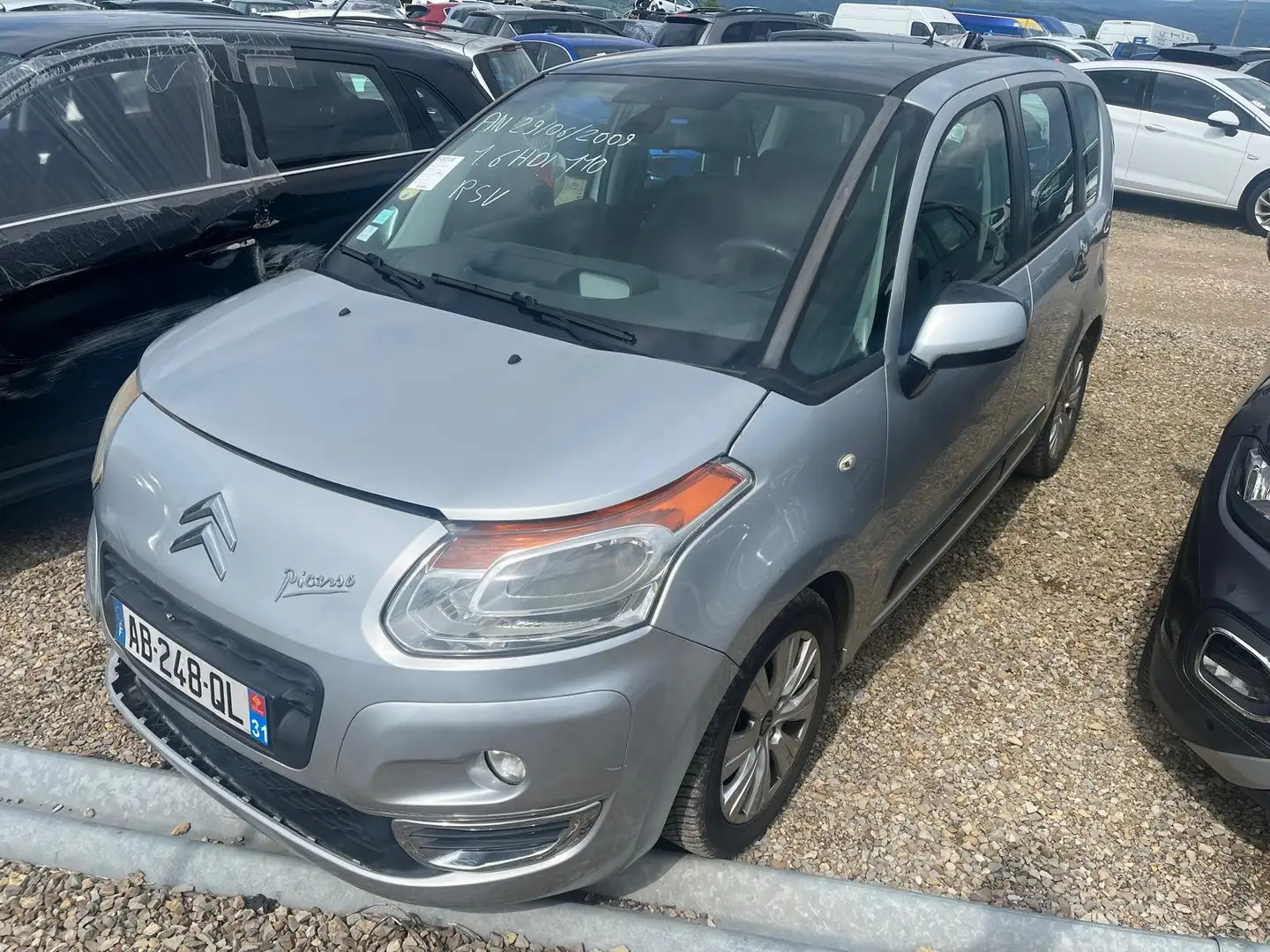Citroen C3 Picasso 1.6 HDi 110 Exclusive / AB248 Szary - 2