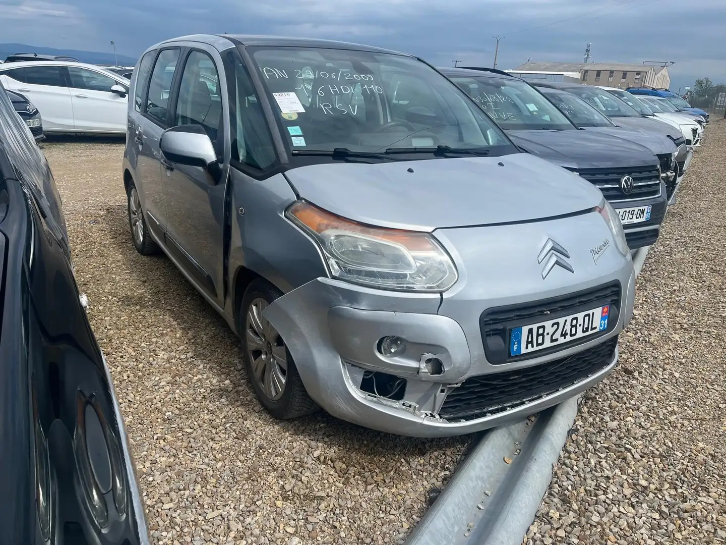 Citroen C3 Picasso 1.6 HDi 110 Exclusive / AB248 Szary - 1