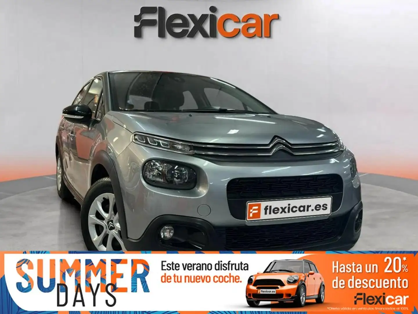 Citroen C3 PureTech 60KW (82CV) FEEL Gris - 1