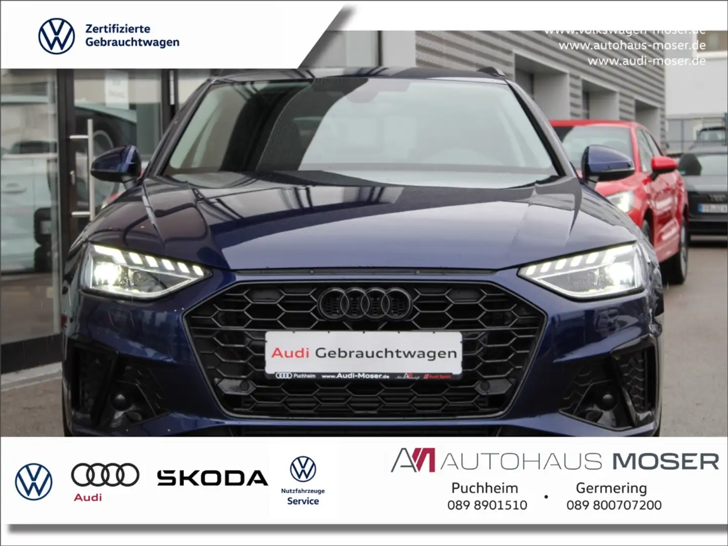Audi A4 Avant S line comp. ed. 35 TFSI S-tr. - 19 Zoll*Nav Blau - 1