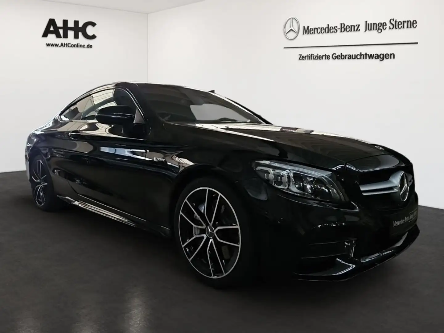 Mercedes-Benz C 43 AMG 4M Coupé AHK Pano Totwi. LED SHZ Burm. Černá - 2
