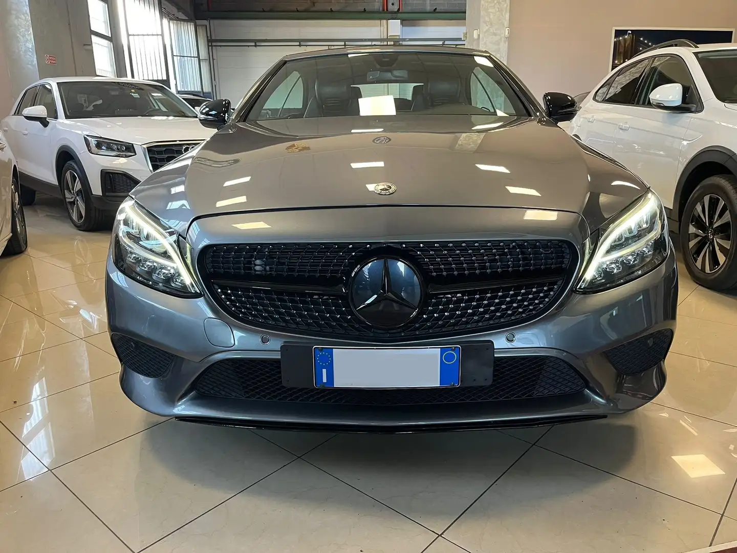 Mercedes-Benz C 220 Classe C 2018 Cabrio Cabrio d Premium VIRTUAL Grigio - 2