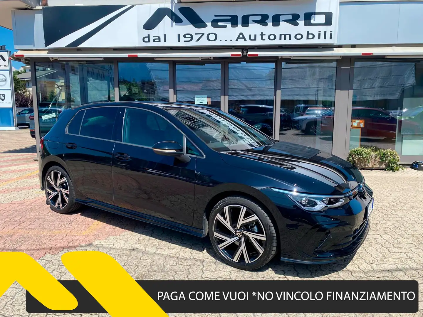 Volkswagen Golf 8 1.5 150cv ACT R-LINE *Cerchi 18''Retrocamera Nero - 1