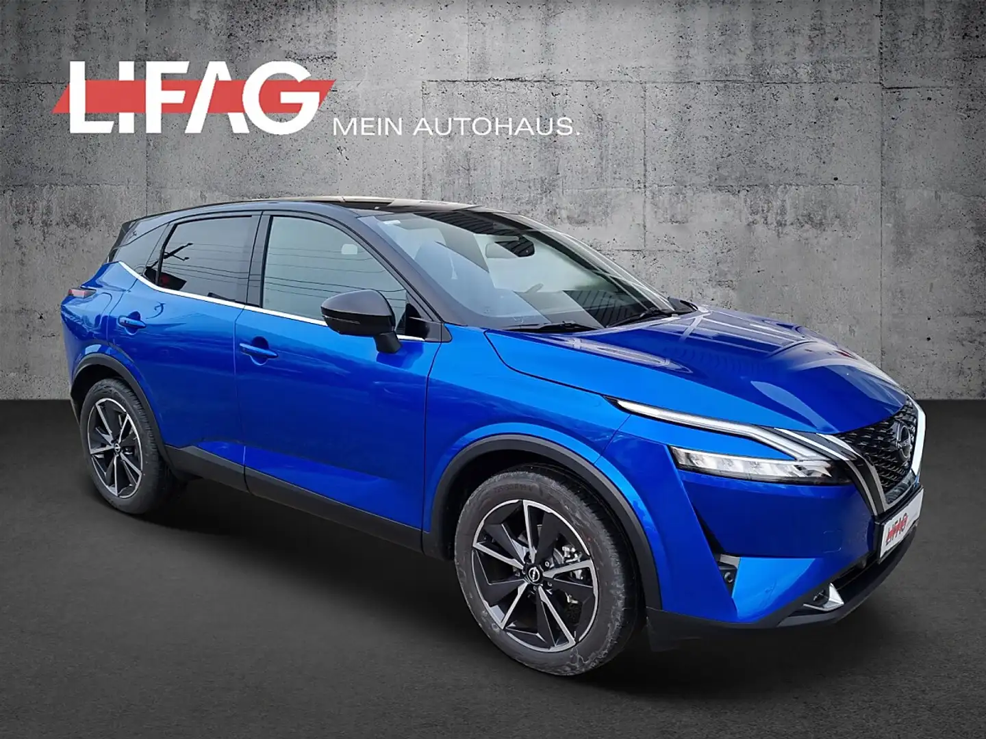 Nissan Qashqai 1,3 MHEV 4x4 Tekna Autom *ab € 25.990,-* Blau - 1