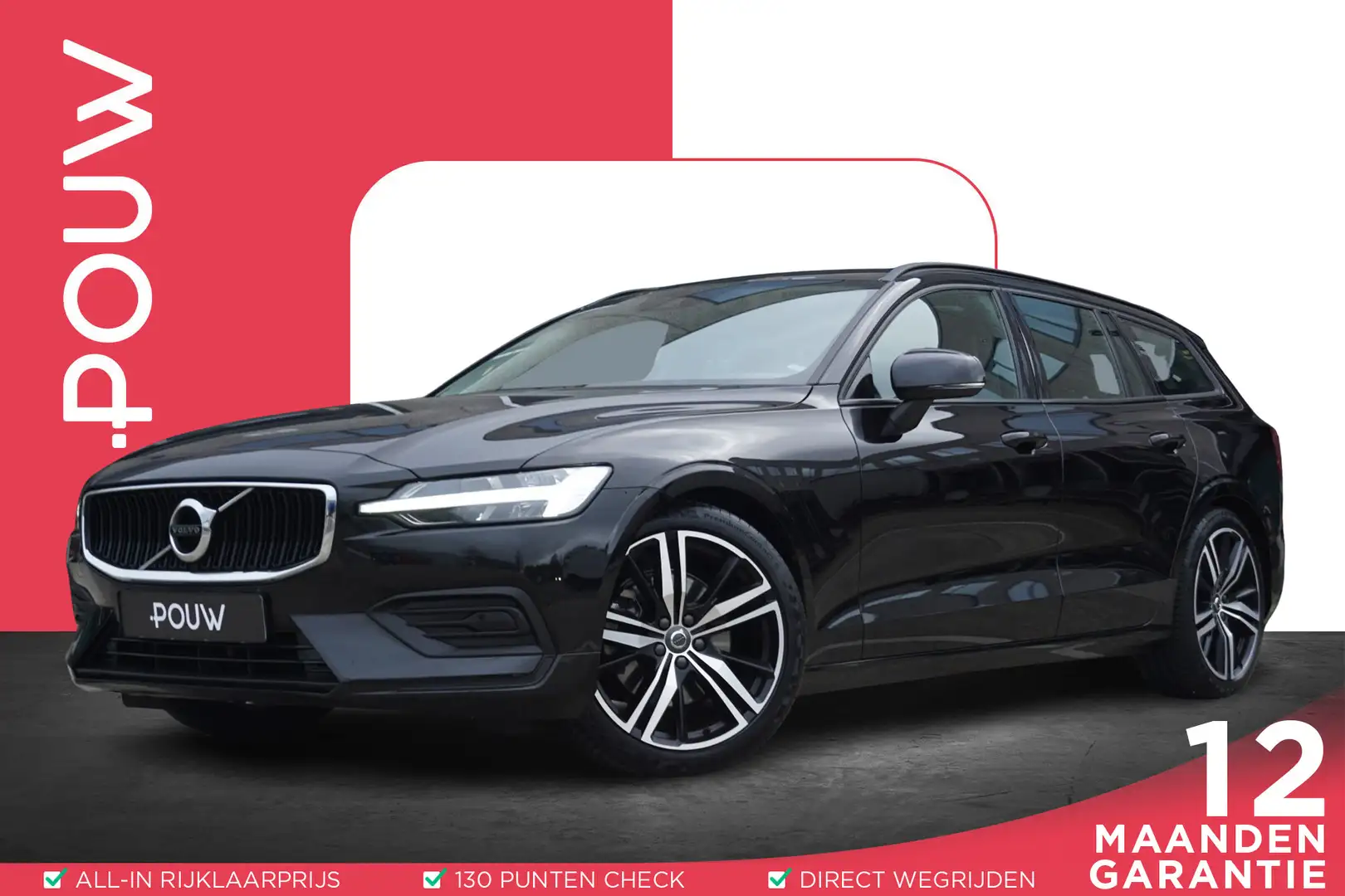 Volvo V60 2.0 B3 163pk Momentum Advantage | Trekhaak Wegklap Noir - 1