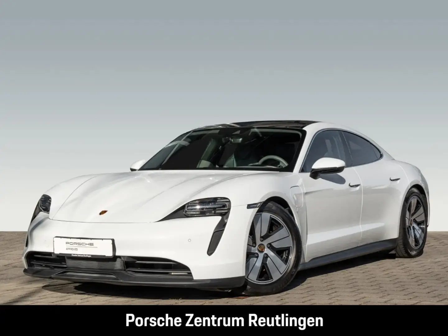 Porsche Taycan 4S Luftfederung Panorama Rückfahrkamera Weiß - 1