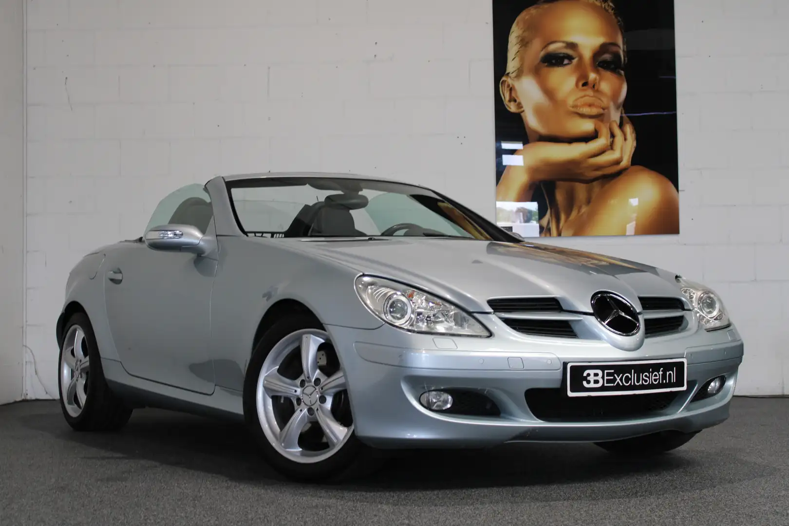 Mercedes-Benz SLK 350 AUT | Leder | Xenon | Stoelvw | PDC | Cruise Grigio - 1