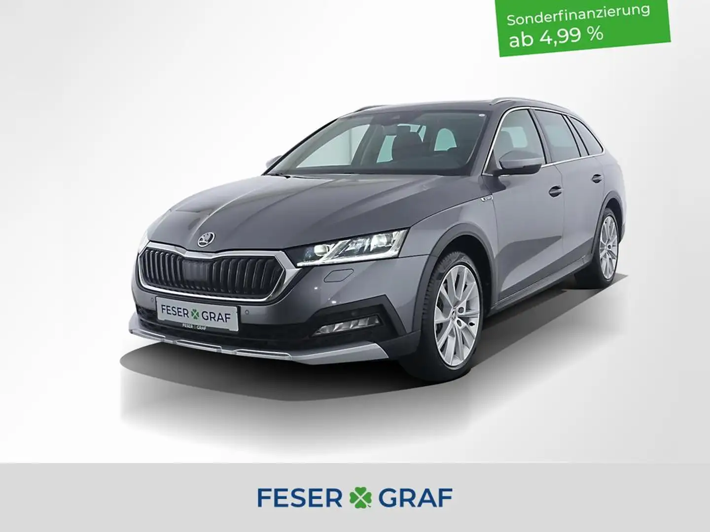 Skoda Octavia Combi 2.0 TDI Scout 4x4 DSG LED / ACC / 4x Sitzhei Gris - 1