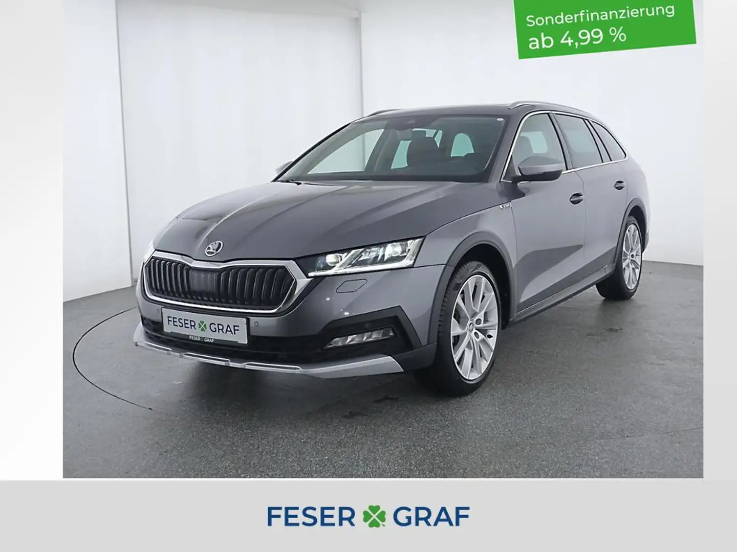 Skoda Octavia Combi 2.0 TDI Scout 4x4 DSG LED / ACC / 4x Sitzhei Grau - 1