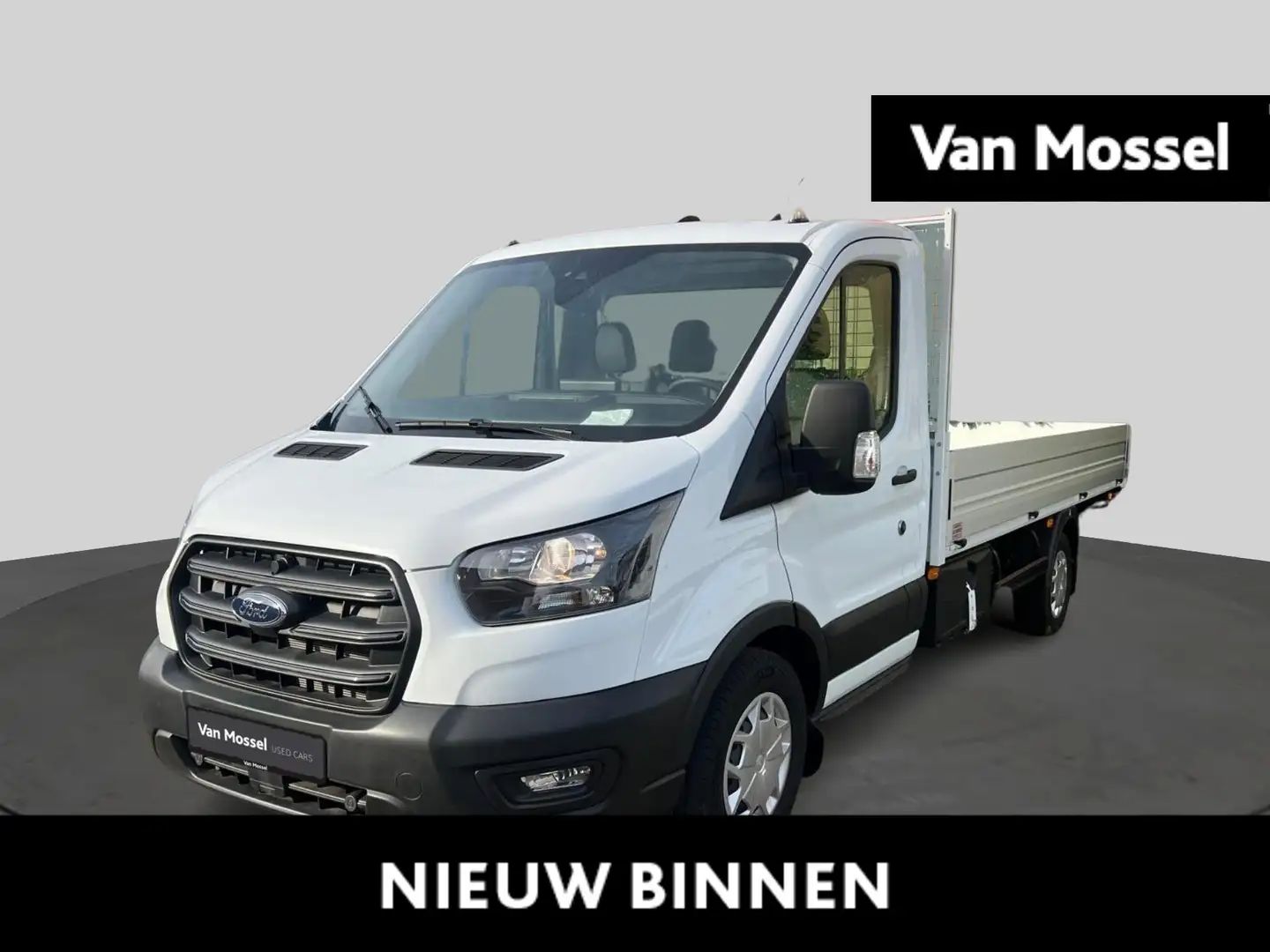 Ford Transit 350L Trend - Automaat - Open laadbak - Sync 4 Wit - 1