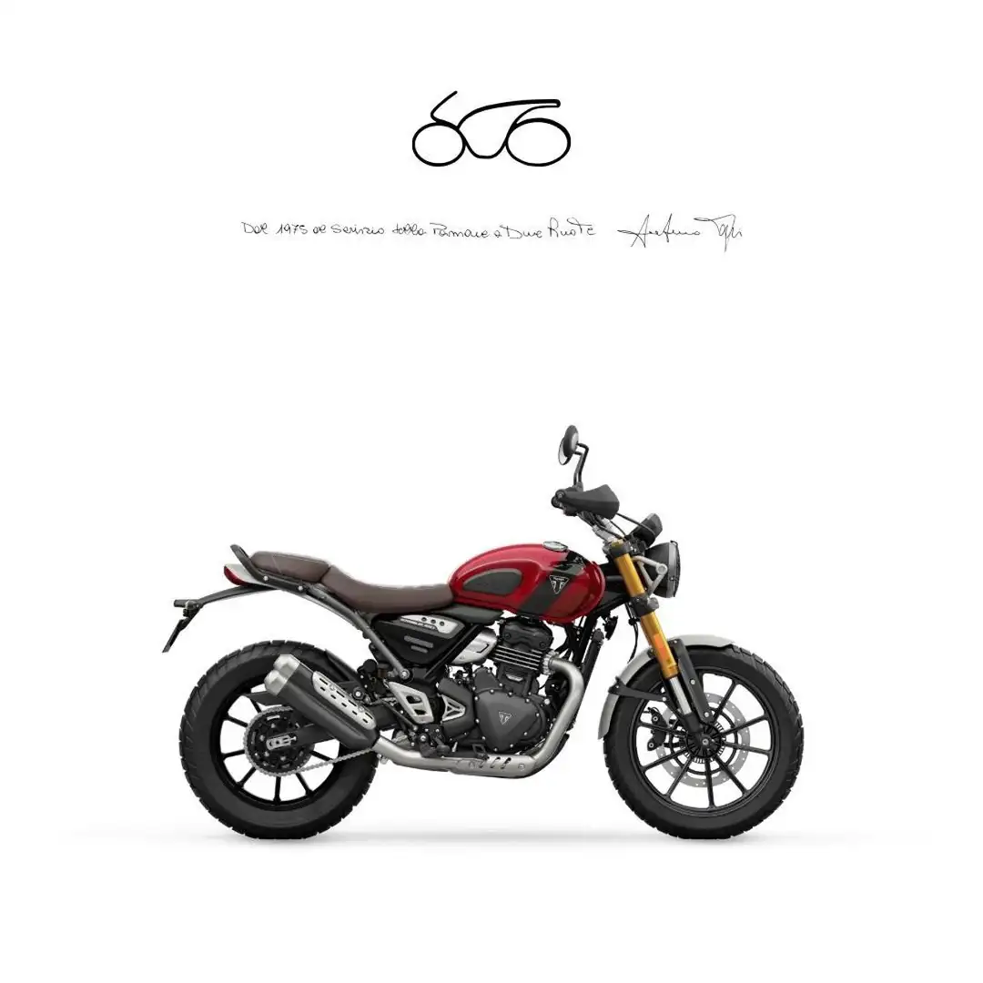 Triumph Scrambler 400 X 400 X Rosso - 1