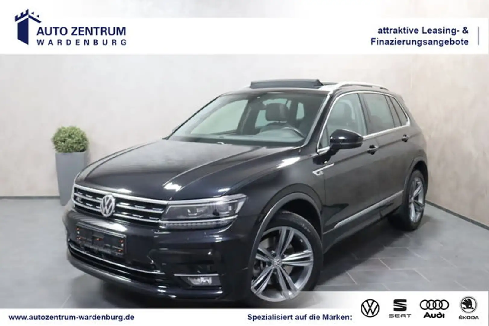 Volkswagen Tiguan 3x R Line Highline 4M PANO 360CAM ACC Nero - 1
