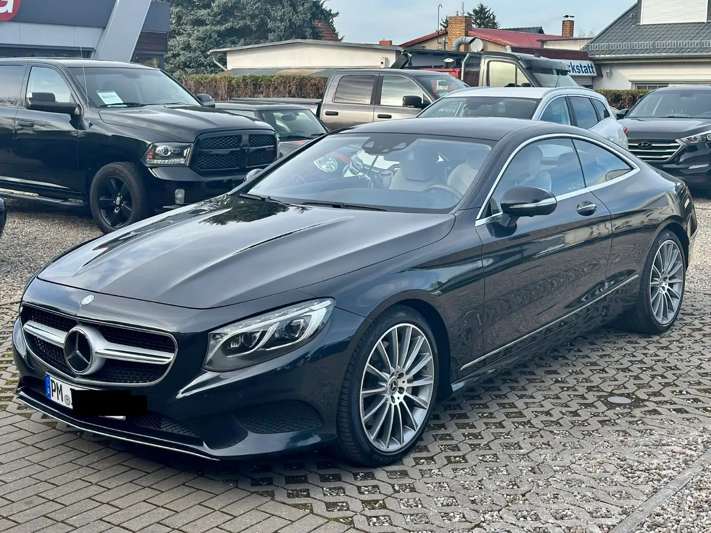 Mercedes-Benz S 500 Coupe 4Matic Leder weiß Pano Black - 1