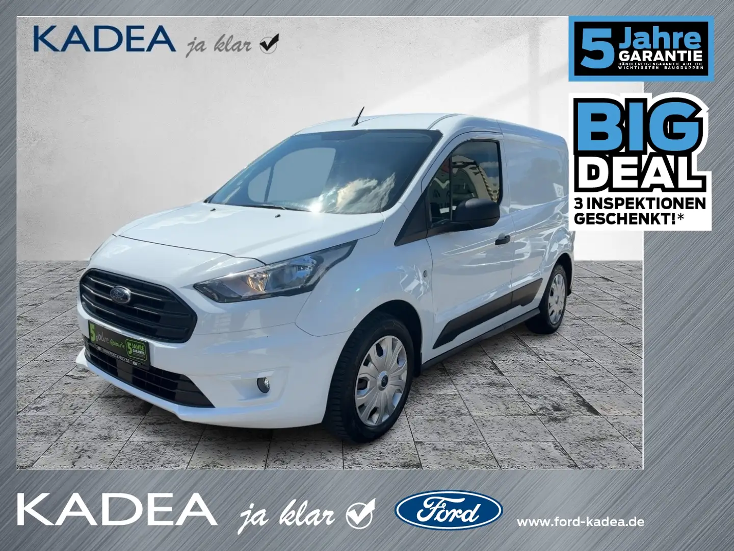 Ford Transit Connect Kasten 200 L1 Trend PDC|Klima Білий - 1