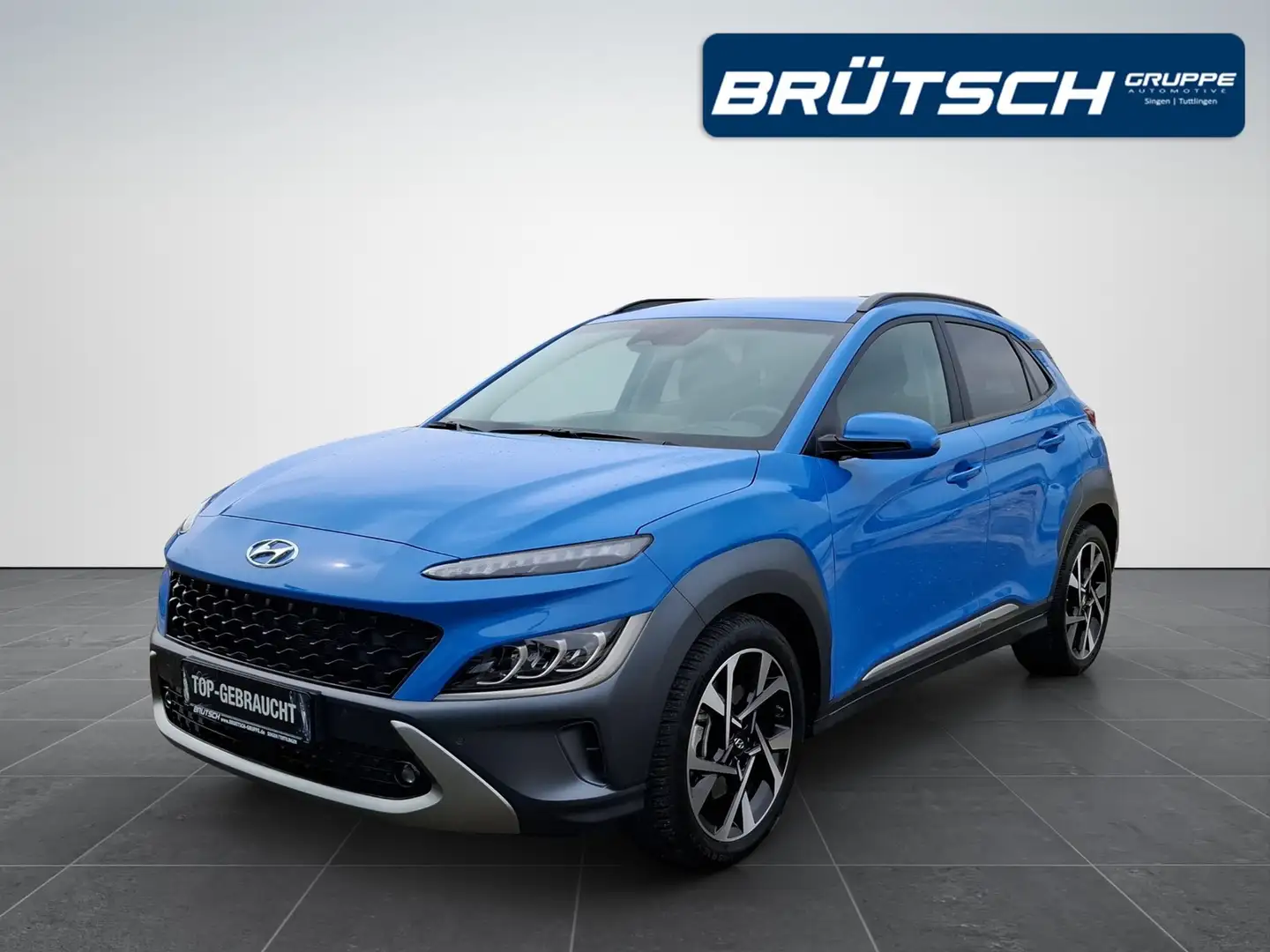 Hyundai KONA 1.6 T-GDI Prime 2WD AUTOMATIK / ACC / NAVI / SITZH Kék - 1