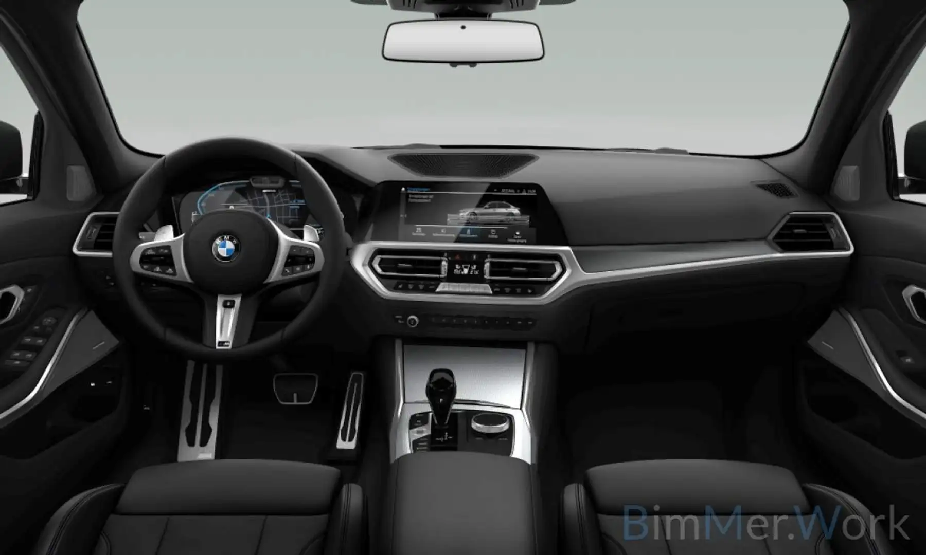BMW 330 E AS M PACK HYBRID *** LASER LIGHTS / OPEN ROOF ** Noir - 2
