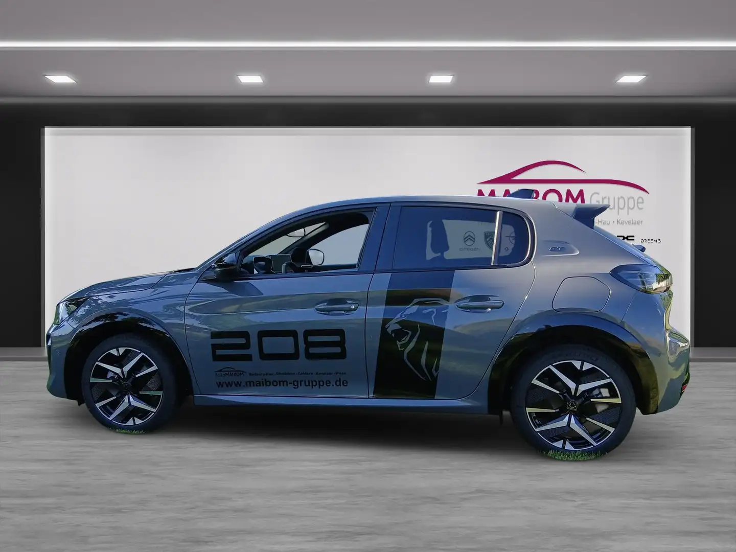 Peugeot 208 Hybrid 136 GT Grau - 2