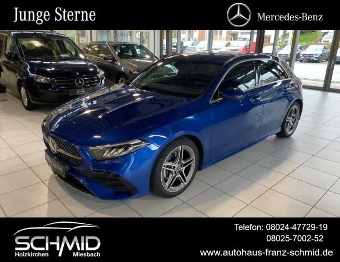 Mercedes-Benz A 200 AMG Line Adv+ AHK Totwinkel Winter Kamera Blau - 1