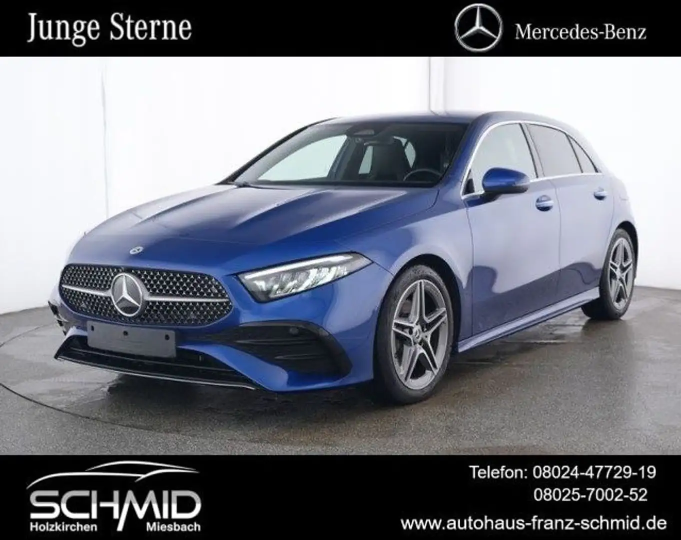 Mercedes-Benz A 200 AMG Line Adv+ AHK Totwinkel Winter Kamera Blau - 1