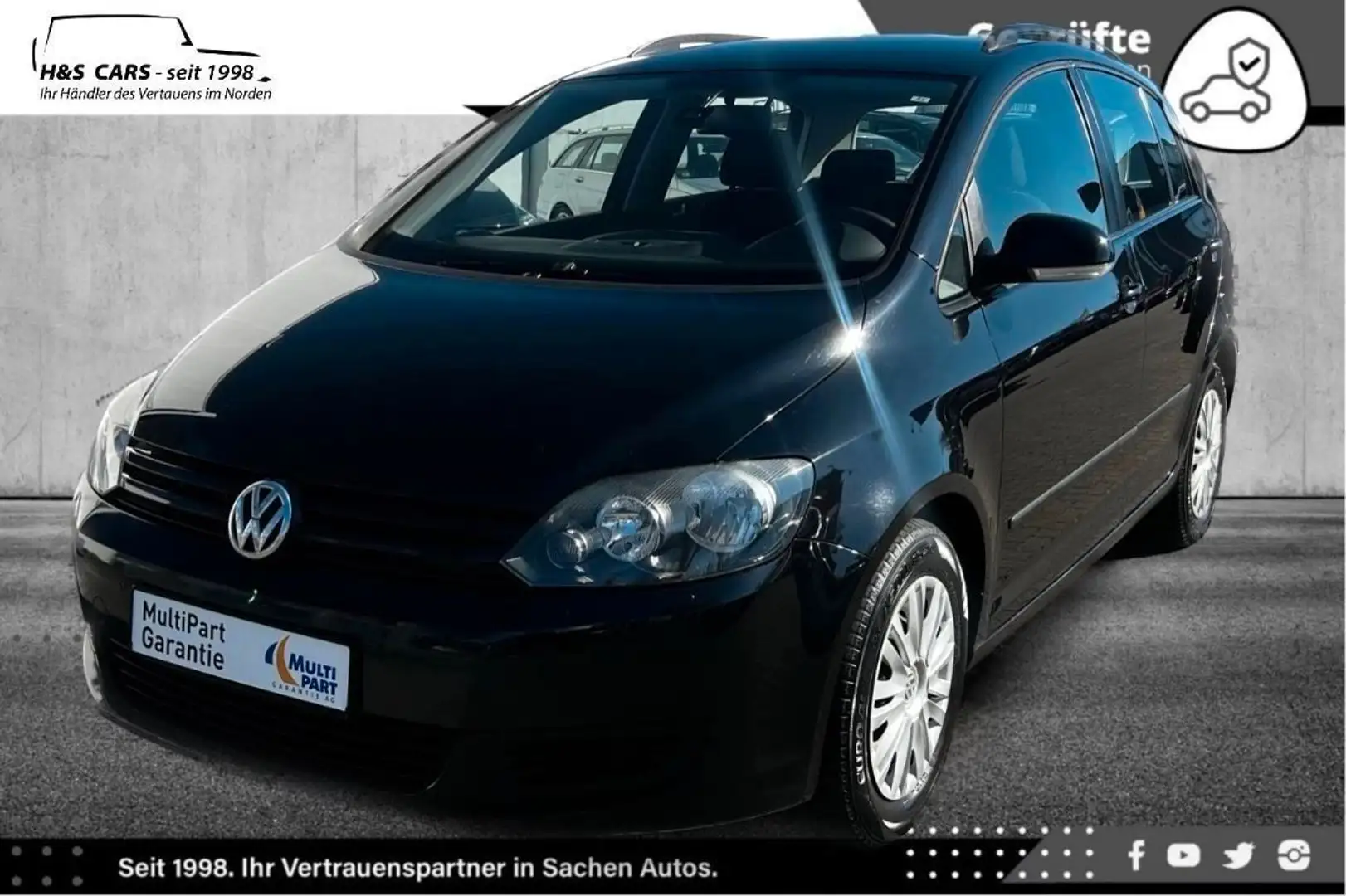 Volkswagen Golf Plus VI Trendline 2.HAND NAV TEMP TÜV NEU Noir - 2