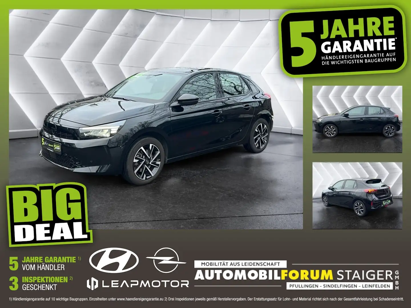 Opel Corsa F 1.2 Turbo GS Matrix Facelift KlimaA LED Noir - 1