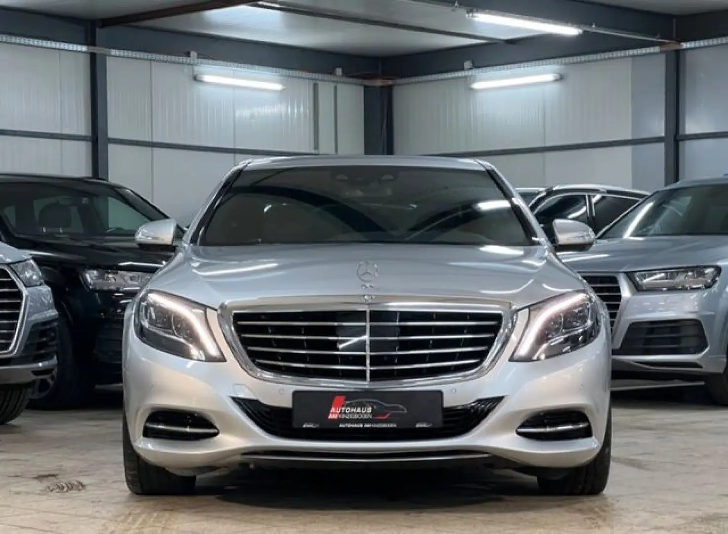 Mercedes-Benz S 350 S350d LUFT-360°-DISTR+-TOTW-LANE-AHK Argent - 2